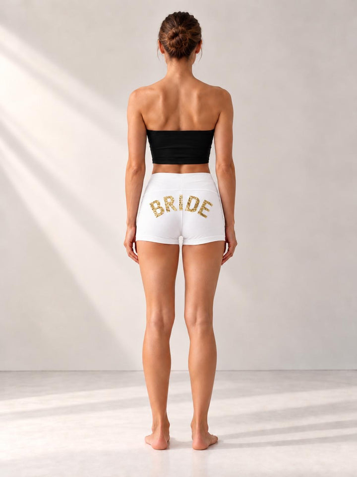COZY shorts, bride